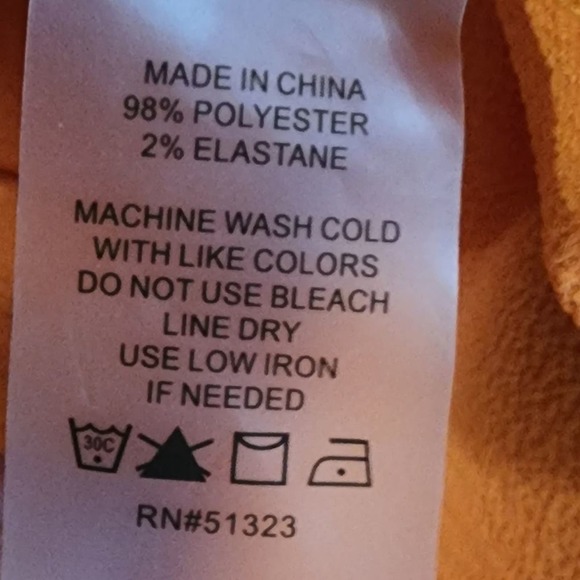 VINCE Camuto orange button detail lantern sleeve blouse‎ size XXS NEW!!! - Picture 2 of 8